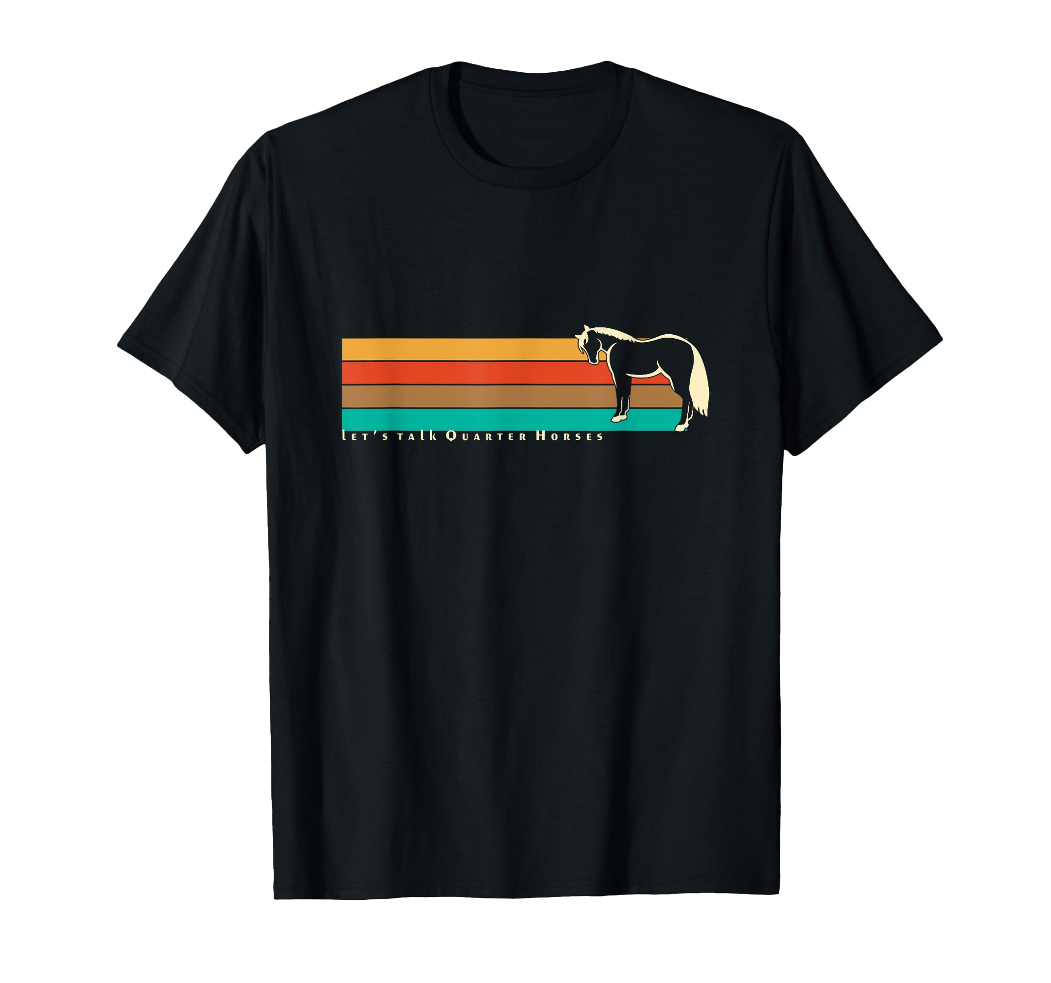 Let s Talk Quarter Horses | NickerStickers AQHA Equestrian T-Shirt
Let s Talk Quarter Horses | NickerStickers AQHA Equestrian T-Shirt