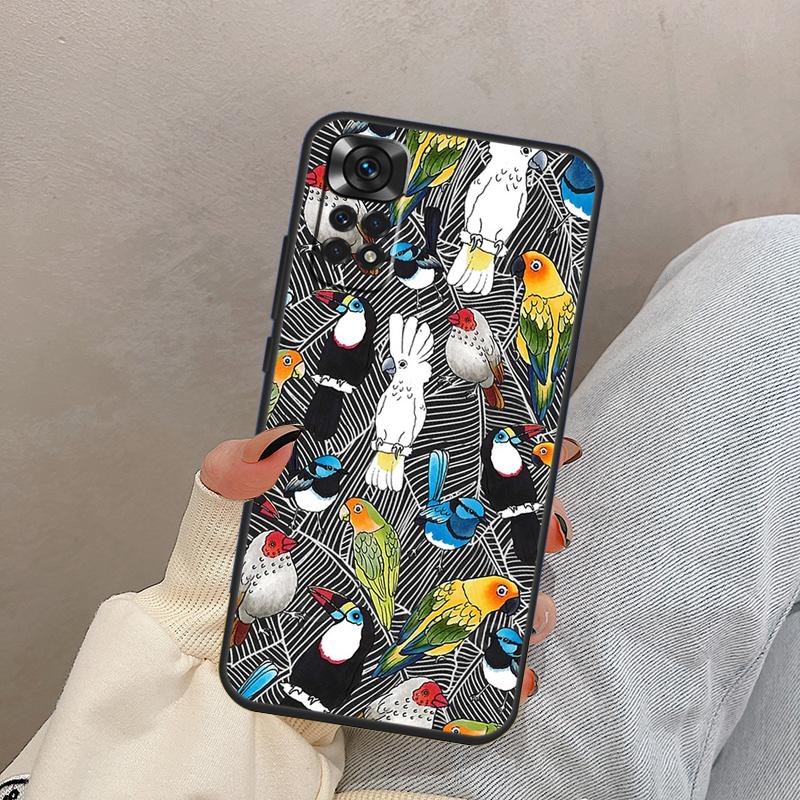 Colorful Parrots For Xiaomi Redmi Note 14 13 9 10 11 12 15 Pro Plus Case Cover For Redmi 15 C 13C 12C 10C 14C Redmi Note 13 Pro 4G
Colorful Parrots For Xiaomi Redmi Note 14 13 9 10 11 12 15 Pro Plus Case Cover For Redmi 15 C 13C 12C 10C 14C Redmi Note 13 Pro 4G