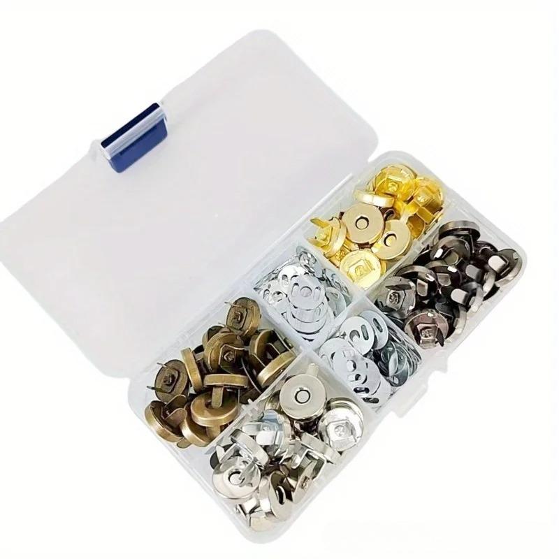 40pcs 14mm Magnetic Snap Fasteners Clasps Buttons Handbag Purse Wallet Craft Bags Parts Accessories Adsorption Buckle
40pcs 14mm Magnetic Snap Fasteners Clasps Buttons Handbag Purse Wallet Craft Bags Parts Accessories Adsorption Buckle