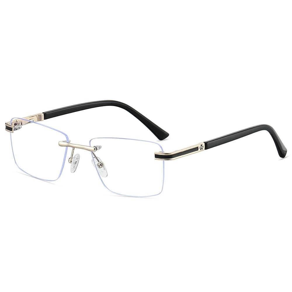 Optical Prescription Rimless Glasses Titanium Alloy Myopia Hyperopia Progressive Multifocal Eyeglasses Frames for Men
Optical Prescription Rimless Glasses Titanium Alloy Myopia Hyperopia Progressive Multifocal Eyeglasses Frames for Men