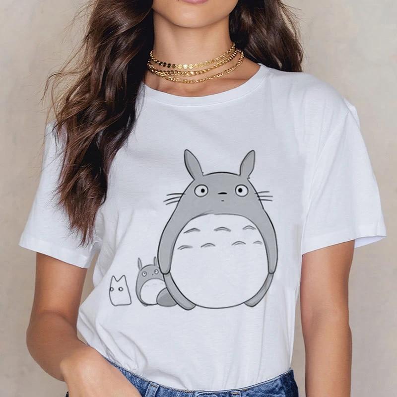 Футболка Harajuku Тоторо Studio Ghibli женская футболка с аниме Ullzang модная милая футболка 90-х годов
Футболка Harajuku Тоторо Studio Ghibli женская футболка с аниме Ullzang модная милая футболка 90-х годов