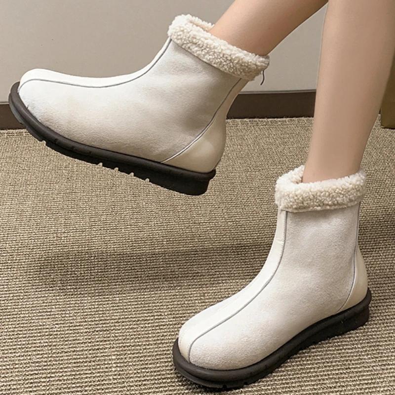 Shoes for Women 2024 Fashion Zipper Women s Boots Winter Round Toe Solid Flock Plush Warm Comfortable Concise Casual Snow Boots
Shoes for Women 2024 Fashion Zipper Women s Boots Winter Round Toe Solid Flock Plush Warm Comfortable Concise Casual Snow Boots