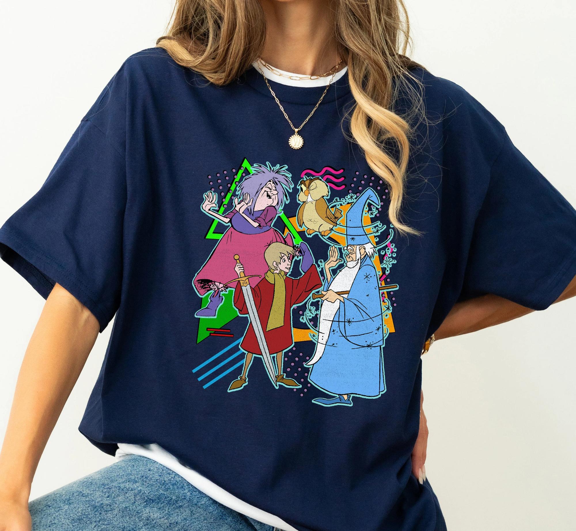 Retro 90s Style Sword in The Stone Photo Tshirt Park Family Parentchild Wear King Arthur Tshirt 4XL
Retro 90s Style Sword in The Stone Photo Tshirt Park Family Parentchild Wear King Arthur Tshirt 4XL