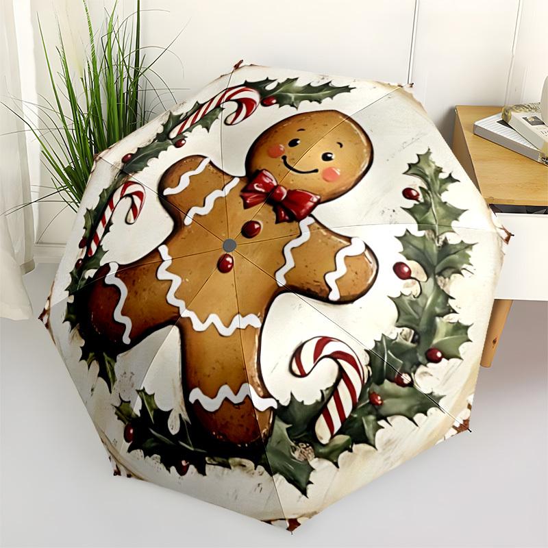 1pc Gingerbread Man Automatic Umbrella Portable Home Essential Umbrella, Iron Umbrella Structure Suitable for All Seasons yy251123164
1pc Gingerbread Man Automatic Umbrella Portable Home Essential Umbrella, Iron Umbrella Structure Suitable for All Seasons yy251123164