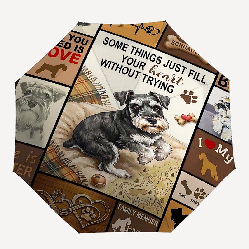1PC Schnauzer Love Umbrella-8-Rib Reinforced, Automatic Open, Lightweight & Durable, Fashion Accessory for Outdoor, Beach L0364
1PC Schnauzer Love Umbrella-8-Rib Reinforced, Automatic Open, Lightweight & Durable, Fashion Accessory for Outdoor, Beach L0364