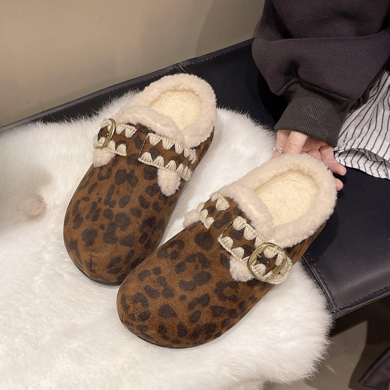 Half-trimmed Warm-wool Shoes, Heightening Thick-soled Shoes, Slippers, Cotton New Style for Women 40 леопардовий
Half-trimmed Warm-wool Shoes, Heightening Thick-soled Shoes, Slippers, Cotton New Style for Women 40 леопардовий