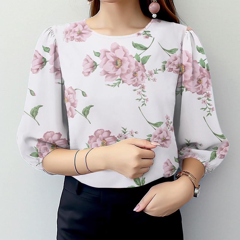 ZANZEA Женская повседневная свободная блузка с цветочным принтом и рукавом 3/4 2XL розовый
ZANZEA Женская повседневная свободная блузка с цветочным принтом и рукавом 3/4 2XL розовый