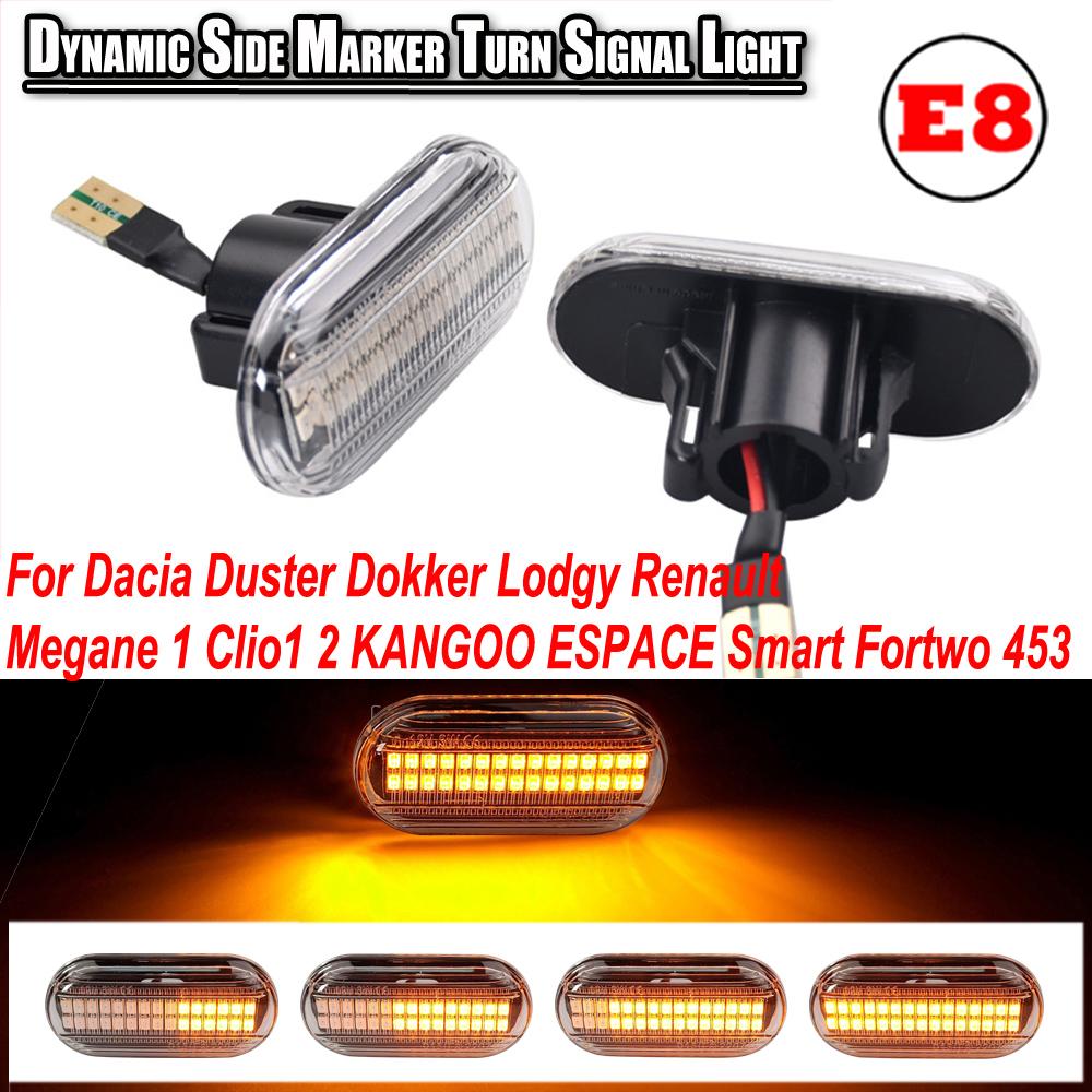 2x for Nissan Opel Smart FORTWO Renault Clio 1 2 KANGOO MEGANE ESPACE TWINGO MASTER Dynamic Side Marker Turn Signal Light
2x for Nissan Opel Smart FORTWO Renault Clio 1 2 KANGOO MEGANE ESPACE TWINGO MASTER Dynamic Side Marker Turn Signal Light