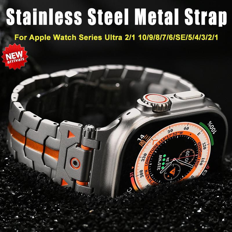Luxury Men Bracelet for Apple Watch Series 10 46mm Strap Stainless Steel Band for IWatch Ultra 2 49mm 9 8 7 6 5 4 SE 46mm 42mm 45mm 44mm Metal band 42mm 44mm 45mm A срібний
Luxury Men Bracelet for Apple Watch Series 10 46mm Strap Stainless Steel Band for IWatch Ultra 2 49mm 9 8 7 6 5 4 SE 46mm 42mm 45mm 44mm Metal band 42mm 44mm 45mm A срібний