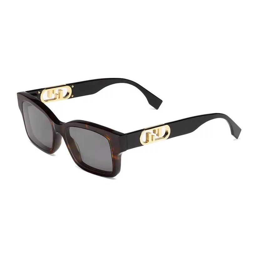 Fendi Fashion Luxury Square Sunglasses Unisex sunglasses Black FE40050F-52A Black,53
Fendi Fashion Luxury Square Sunglasses Unisex sunglasses Black FE40050F-52A Black,53