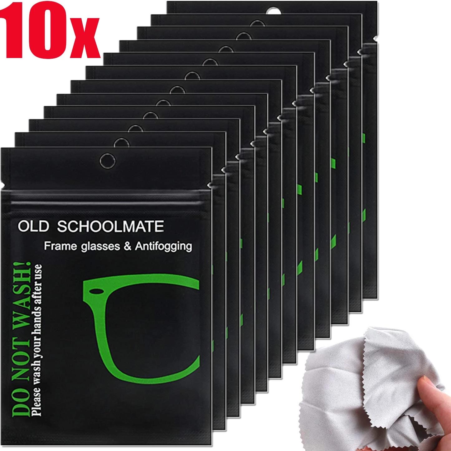 50Pcs Reusable Anti-Fog Wipes Glasses Pre-moistened Antifog Lens Cloth Defogger Eyeglass Wipe Prevent Fogging for Glasses Lens 10pcs
50Pcs Reusable Anti-Fog Wipes Glasses Pre-moistened Antifog Lens Cloth Defogger Eyeglass Wipe Prevent Fogging for Glasses Lens 10pcs