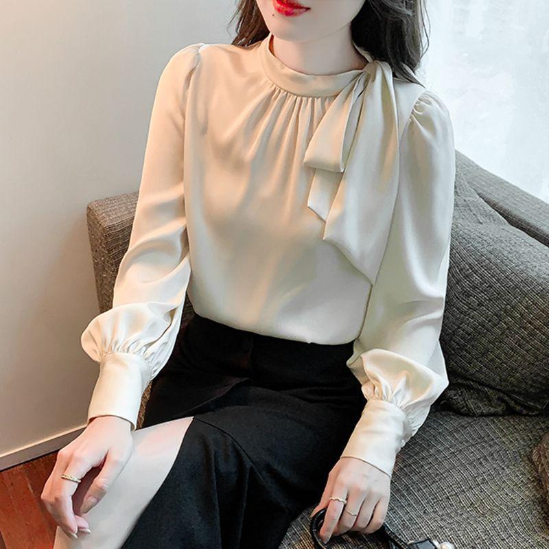 2025 Spring & Autumn Bow Shirt - Casual, Versatile, Unique Long Sleeve Top Medium
2025 Spring & Autumn Bow Shirt - Casual, Versatile, Unique Long Sleeve Top Medium