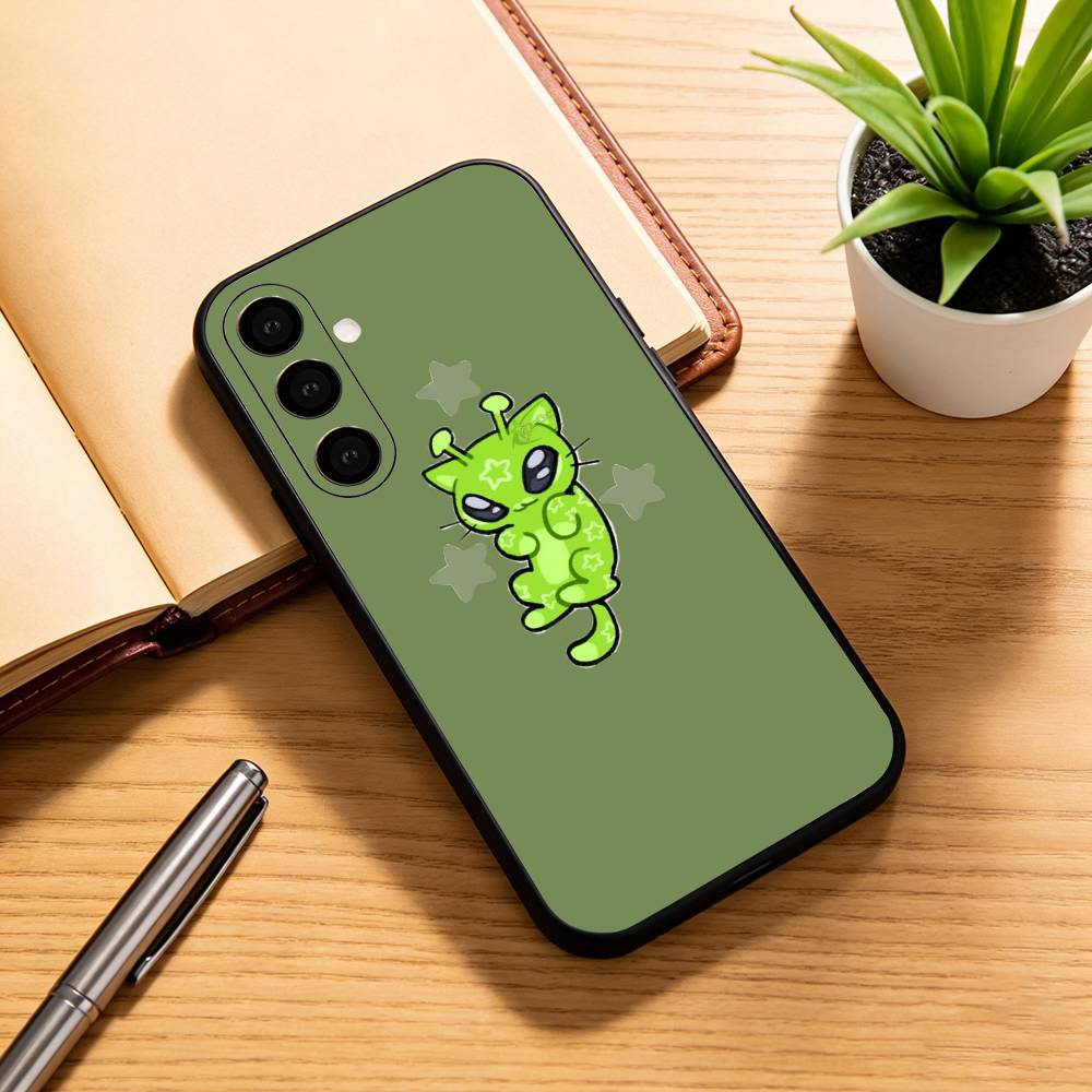 A-alien cat Green Phone Case Black Silicone Soft For Samsung Galaxy A73,A72,A71,A70,A53,A52,A51 Samsung a73 5g
A-alien cat Green Phone Case Black Silicone Soft For Samsung Galaxy A73,A72,A71,A70,A53,A52,A51 Samsung a73 5g