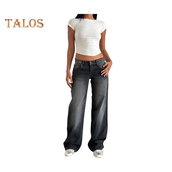 Женские брюки с карманами, с низкой талией, прямые, широкие, с застежкой-молнией, длинные, для повседневной носки и путешествий S серый
Женские брюки с карманами, с низкой талией, прямые, широкие, с застежкой-молнией, длинные, для повседневной носки и путешествий S серый