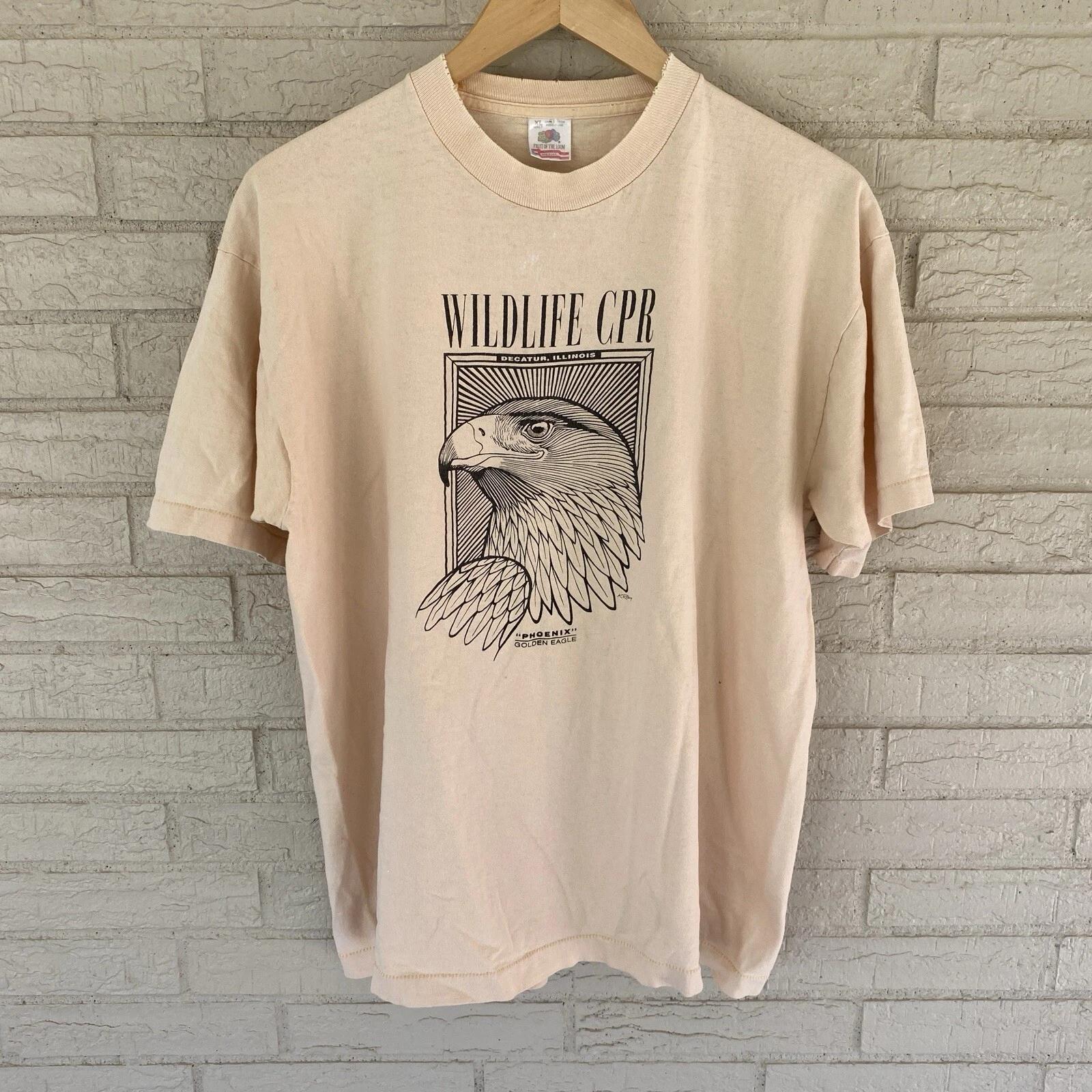 Wildlife CPR Decatur IL Golden Eagle Phoenix K Riley graphic t-shirt XL 90s XL
Wildlife CPR Decatur IL Golden Eagle Phoenix K Riley graphic t-shirt XL 90s XL