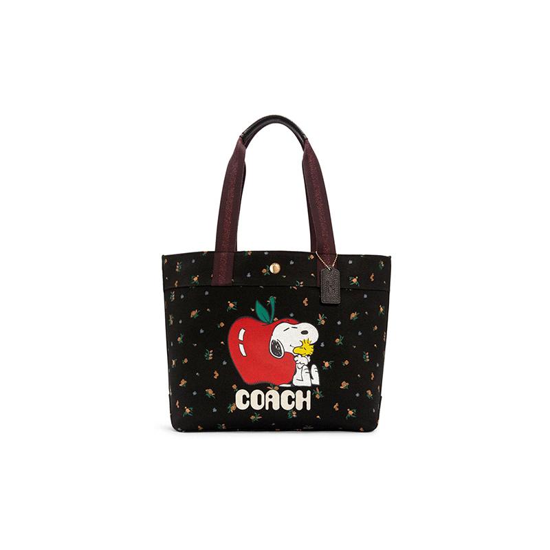 COACH Peanuts Floral Printed Large Capacity Canvas and Leather Portable Tote Bag Shopping Bag Tote Bag Shoulder Bag Women s Black чорний
COACH Peanuts Floral Printed Large Capacity Canvas and Leather Portable Tote Bag Shopping Bag Tote Bag Shoulder Bag Women s Black чорний