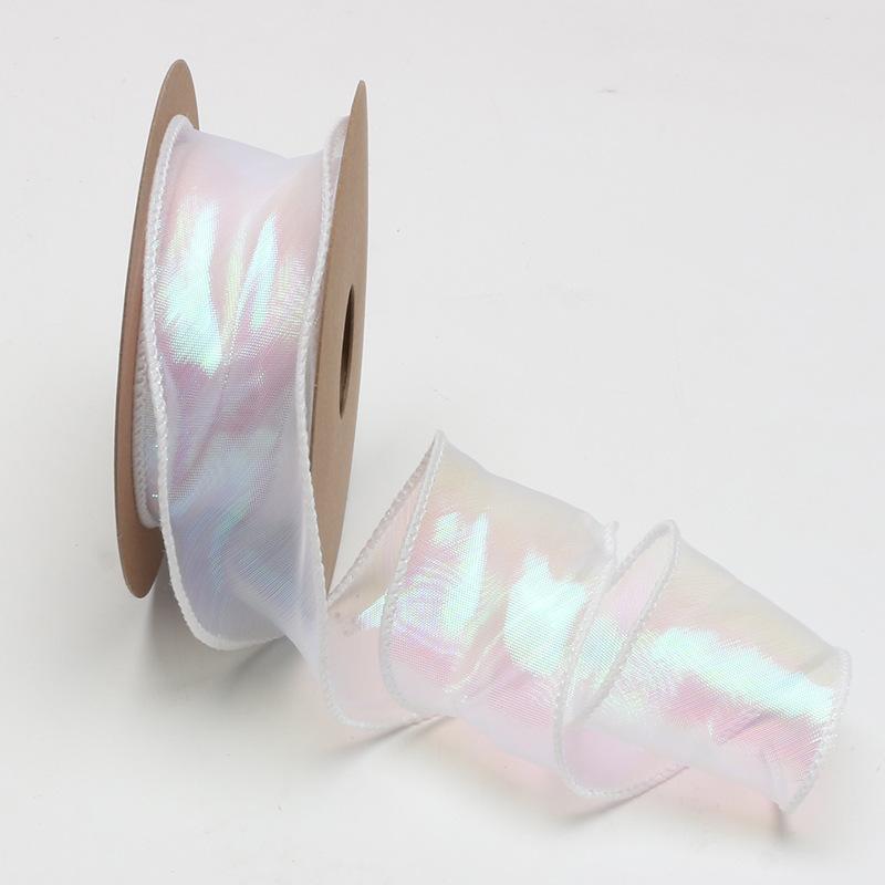 Colorful Flower Packaging Ribbon Transparent Ribbon Suitable for Wedding Decoration Flower Shop Package DIY Handmade Materials for Hair Accessories 4cm*9m 1 roll
Colorful Flower Packaging Ribbon Transparent Ribbon Suitable for Wedding Decoration Flower Shop Package DIY Handmade Materials for Hair Accessories 4cm*9m 1 roll