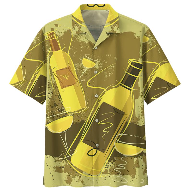 Colorful Wine Pattern Hawaiian Shirt For Men 3D Printed Short Sleeves Loose Lapel Shirts Y2k Summer Street Button Blouses 5XL
Colorful Wine Pattern Hawaiian Shirt For Men 3D Printed Short Sleeves Loose Lapel Shirts Y2k Summer Street Button Blouses 5XL