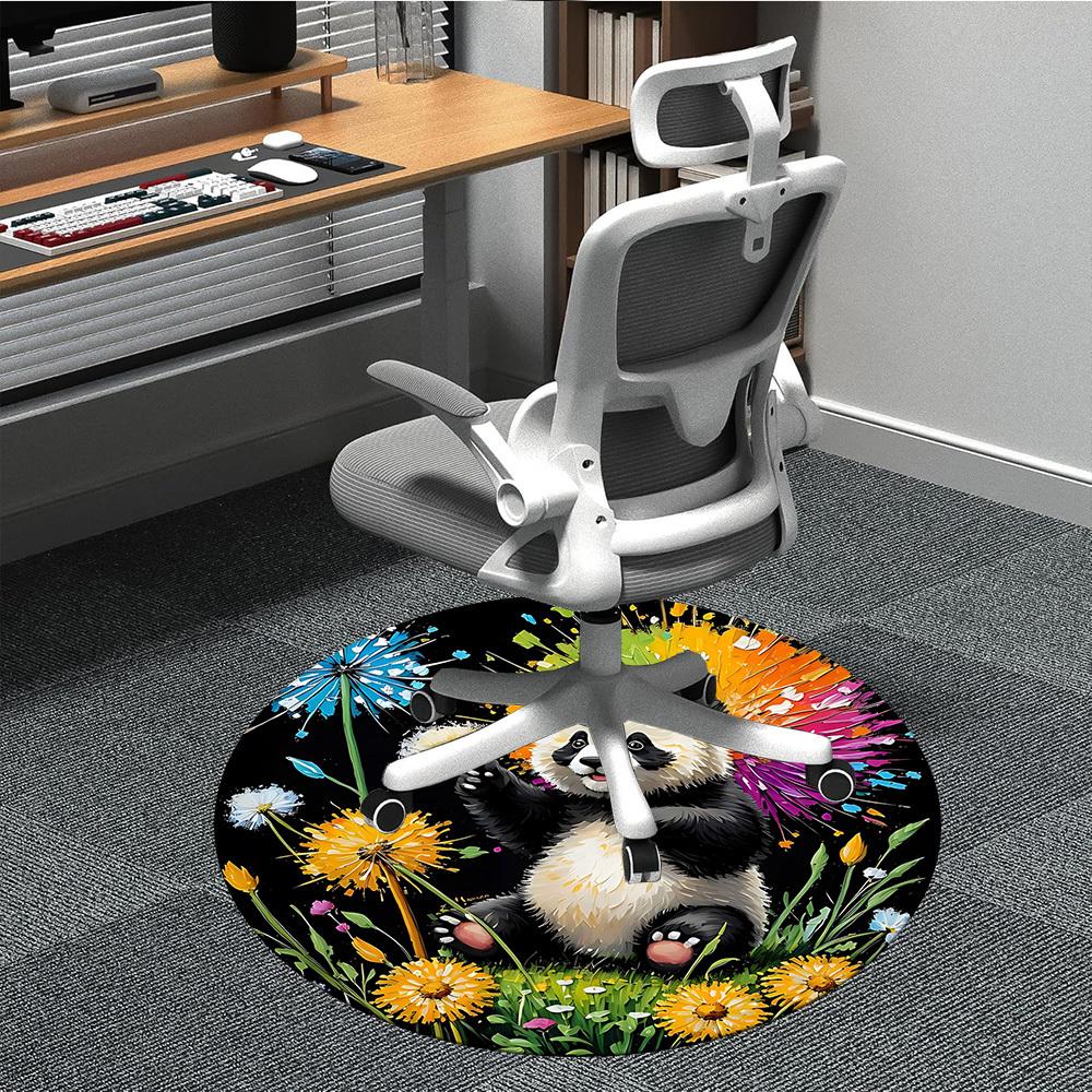 1pc Panda Flowers Chair Carpet for Office, Non-slip, Soft and Durable Rug, Perfect for Office, Living Room yy251103180 80cm by 80cm
1pc Panda Flowers Chair Carpet for Office, Non-slip, Soft and Durable Rug, Perfect for Office, Living Room yy251103180 80cm by 80cm