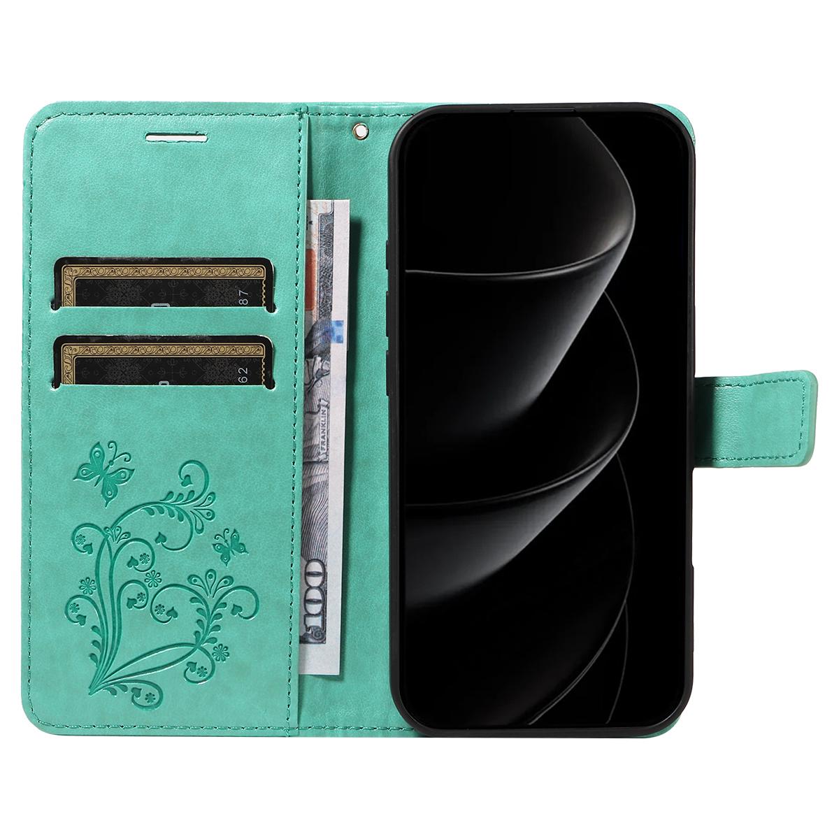 For iPhone 17 Pro Max Wallet Case Floral Butterfly Imprinted Leather Phone Cover Stand Light Purple
For iPhone 17 Pro Max Wallet Case Floral Butterfly Imprinted Leather Phone Cover Stand Light Purple