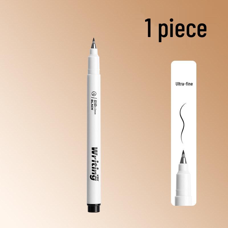 Beautiful Practice Calligraphy Pen - Soft Tip Brush with Large, Medium, Small, and Extra-Fine Kai Nibs
Beautiful Practice Calligraphy Pen - Soft Tip Brush with Large, Medium, Small, and Extra-Fine Kai Nibs