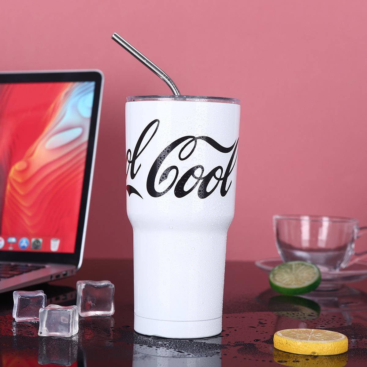 Premium 304 Stainless Steel Ice Buster Cola Cup: Insulated Outdoor Thermos with Straw, Ideal for Cold Drinks 600ml перлина білого кольору
Premium 304 Stainless Steel Ice Buster Cola Cup: Insulated Outdoor Thermos with Straw, Ideal for Cold Drinks 600ml перлина білого кольору
