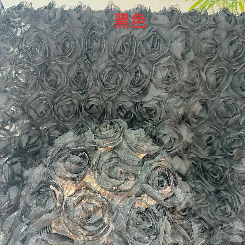 3D Flower Jacquard Semi Transparent Disc Flower Fabric Sewing Wedding Dress Evening Gown Stage Costume DIY Design Fabric 3yard чёрный
3D Flower Jacquard Semi Transparent Disc Flower Fabric Sewing Wedding Dress Evening Gown Stage Costume DIY Design Fabric 3yard чёрный