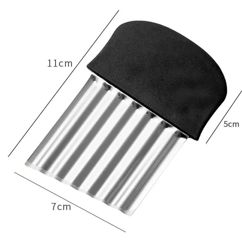 Нержавеющая сталь нарезка для картофельных чипсов, тесто, овощи, фрукты, волнистый кухонный нож, измельчитель, прибор для приготовления картофеля фри, инструменты, гаджет
Нержавеющая сталь нарезка для картофельных чипсов, тесто, овощи, фрукты, волнистый кухонный нож, измельчитель, прибор для приготовления картофеля фри, инструменты, гаджет