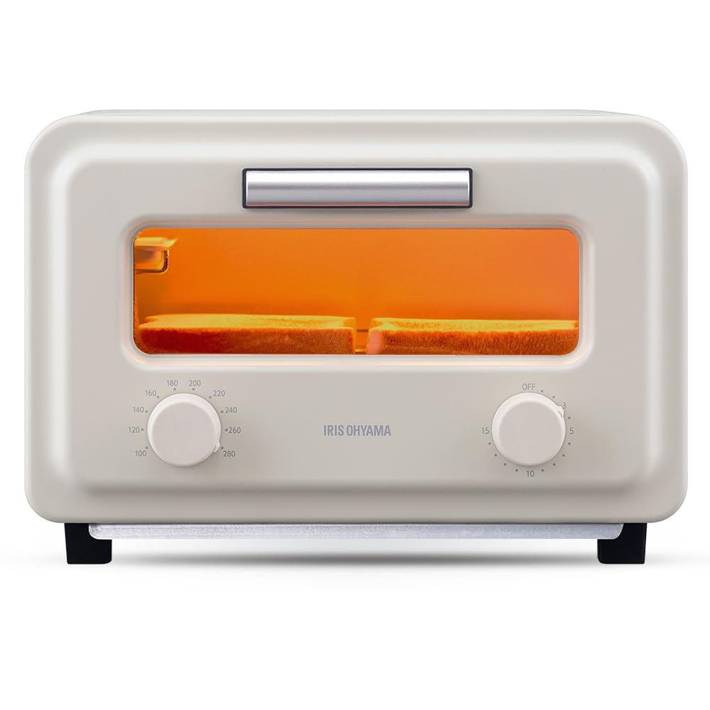 Iris Ohyama Toaster 2 Instant Faster and More Uses Flat Carbon Temperature Milk Beige Oven, Pieces, Steam, Heat, Tasty, Heater, Adjustment, Timer,
Iris Ohyama Toaster 2 Instant Faster and More Uses Flat Carbon Temperature Milk Beige Oven, Pieces, Steam, Heat, Tasty, Heater, Adjustment, Timer,