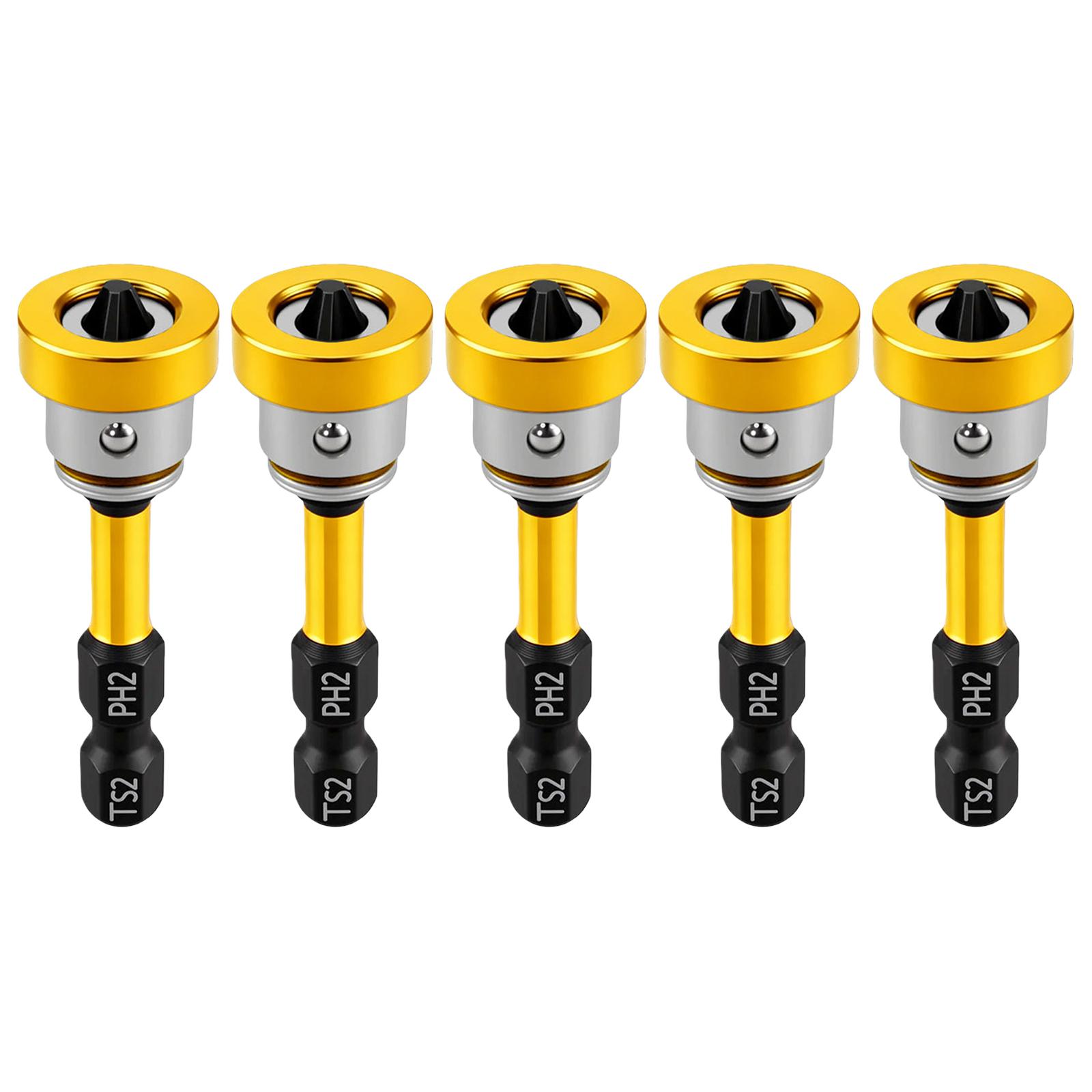 5 Pcs Magnetic Positioning Screwdriver Bits 50mm PH2 1/4 in Hex Shank Drywall Screw Setter for Plasterboard жовтий
5 Pcs Magnetic Positioning Screwdriver Bits 50mm PH2 1/4 in Hex Shank Drywall Screw Setter for Plasterboard жовтий