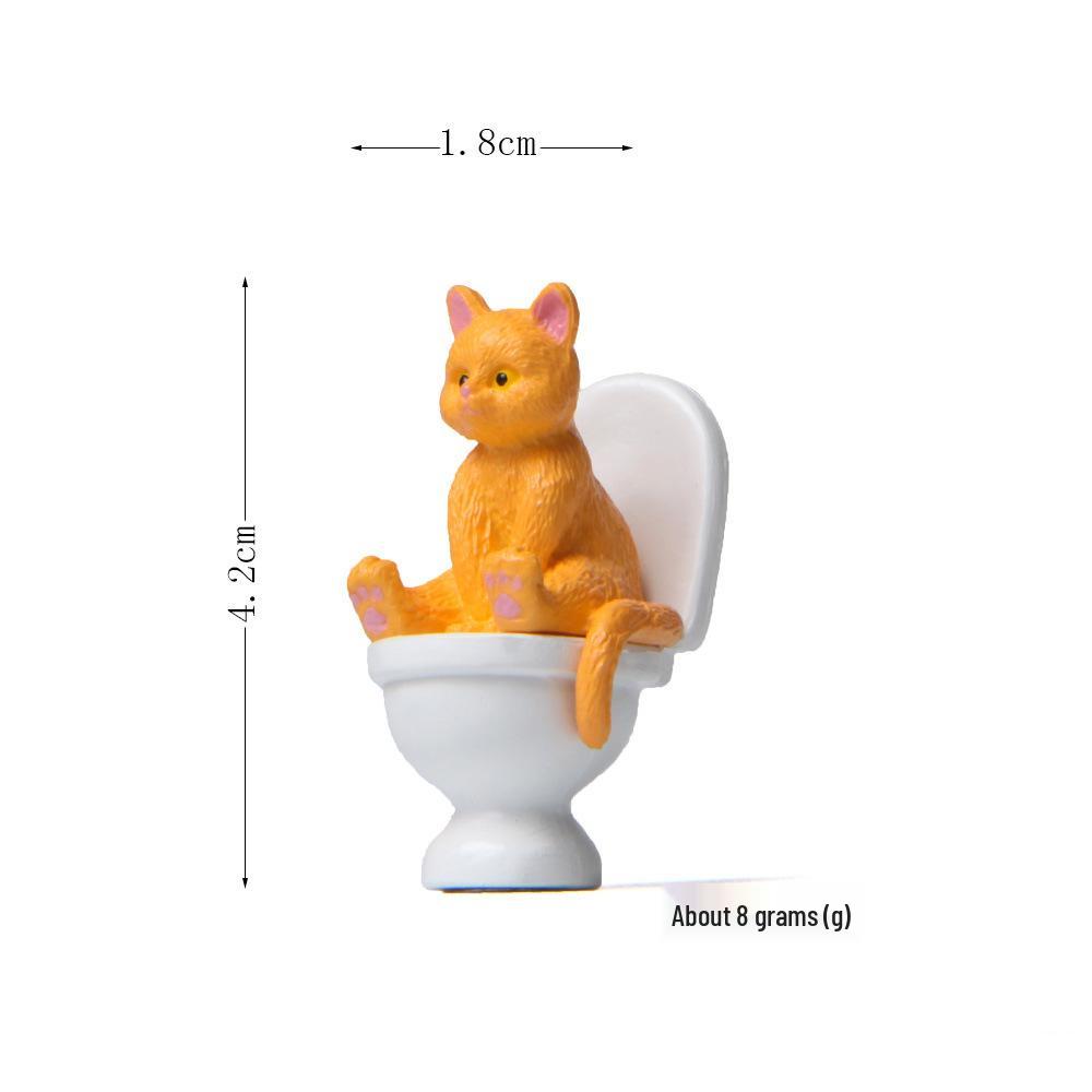 Creative Toilet Cat Figurines: 4 Styles for Micro Landscape Gardening Keychain (+¥0.3 each)
Creative Toilet Cat Figurines: 4 Styles for Micro Landscape Gardening Keychain (+¥0.3 each)