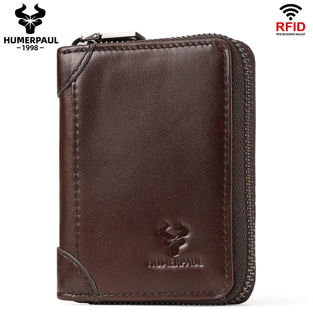 HUMERPAUL Ladies wallet first layer cowhide wallet coin purse RIFID anti-theft brush organ wallet zipper opening кавовий
HUMERPAUL Ladies wallet first layer cowhide wallet coin purse RIFID anti-theft brush organ wallet zipper opening кавовий