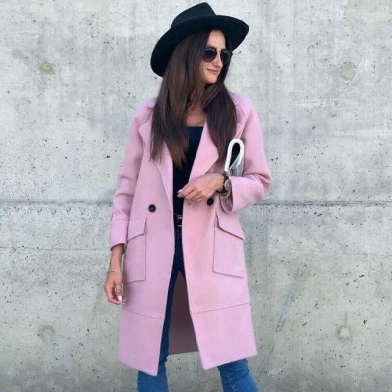 Women s Fashion Style Solid Color Wool Thin Pocket Decoration Pink 3XL
Women s Fashion Style Solid Color Wool Thin Pocket Decoration Pink 3XL