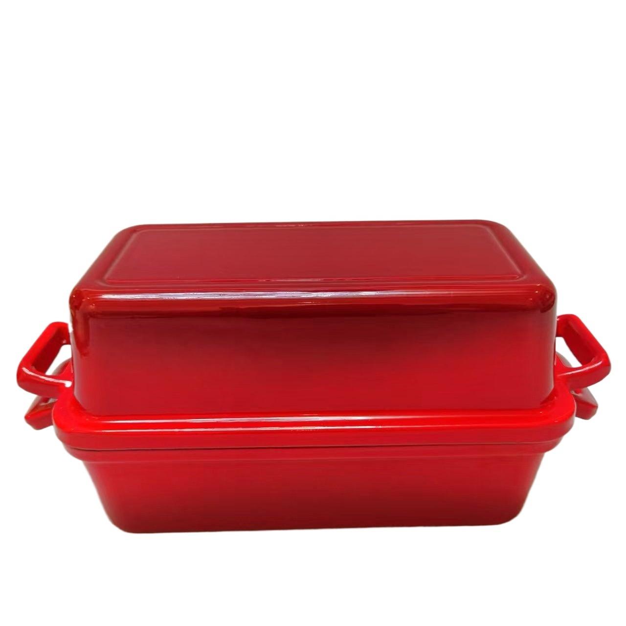 2026 Cast iron enamel ceramic baking toast mold non-stick multi-purpose toast box rectangular bread oven commercial kitchen oven червоний
2026 Cast iron enamel ceramic baking toast mold non-stick multi-purpose toast box rectangular bread oven commercial kitchen oven червоний