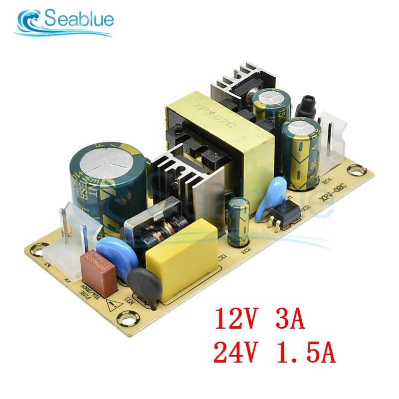 AC-DC 12V 3A 24V 1.5A 36W Модуль імпульсного джерела живлення AC 100-240V до 12V 24V Плата блоку живлення для заміни, ремонту
AC-DC 12V 3A 24V 1.5A 36W Модуль імпульсного джерела живлення AC 100-240V до 12V 24V Плата блоку живлення для заміни, ремонту