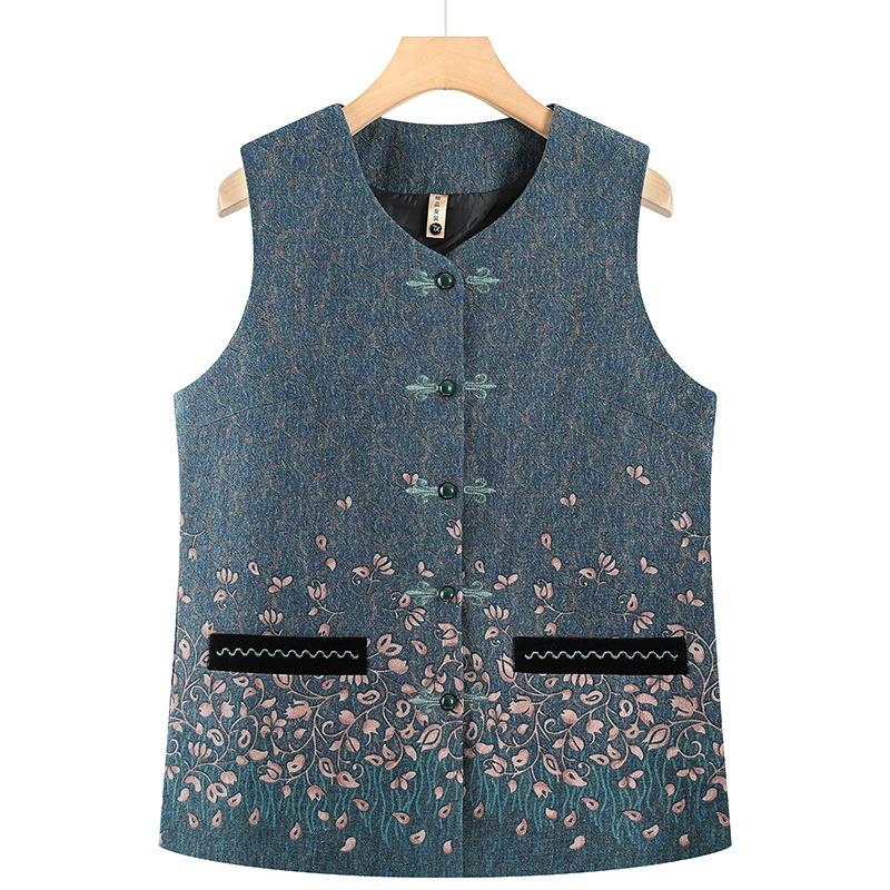 Осенний жилет женский новое пальто однолетний жилет пожилая женщина в жилете 5XL (recommended 145-80 kg) зелёный
Осенний жилет женский новое пальто однолетний жилет пожилая женщина в жилете 5XL (recommended 145-80 kg) зелёный