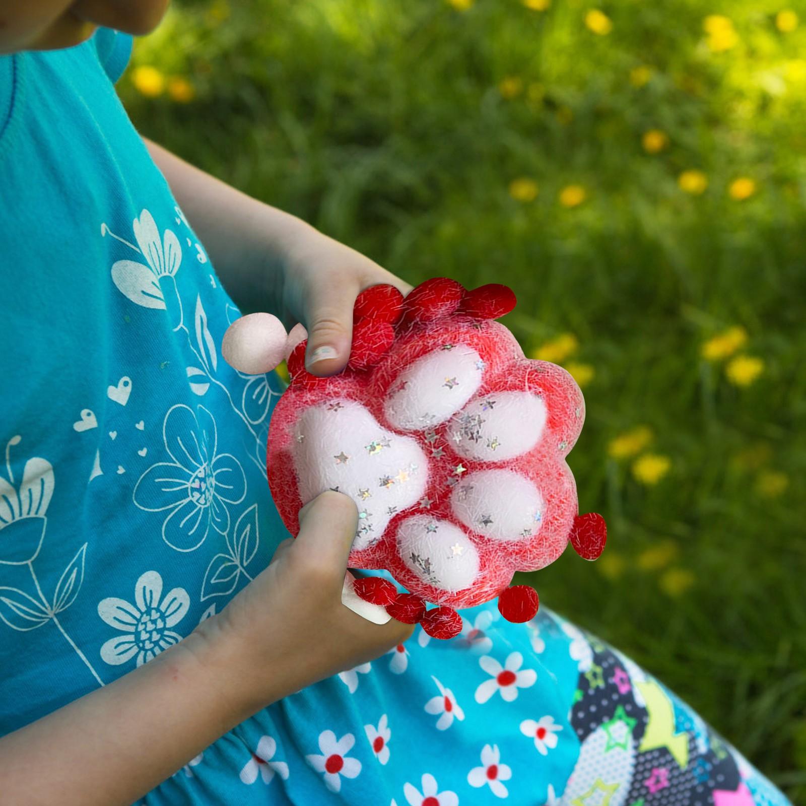 Большая игрушка ручной работы Taba для снятия стресса на Рождество One Size красный