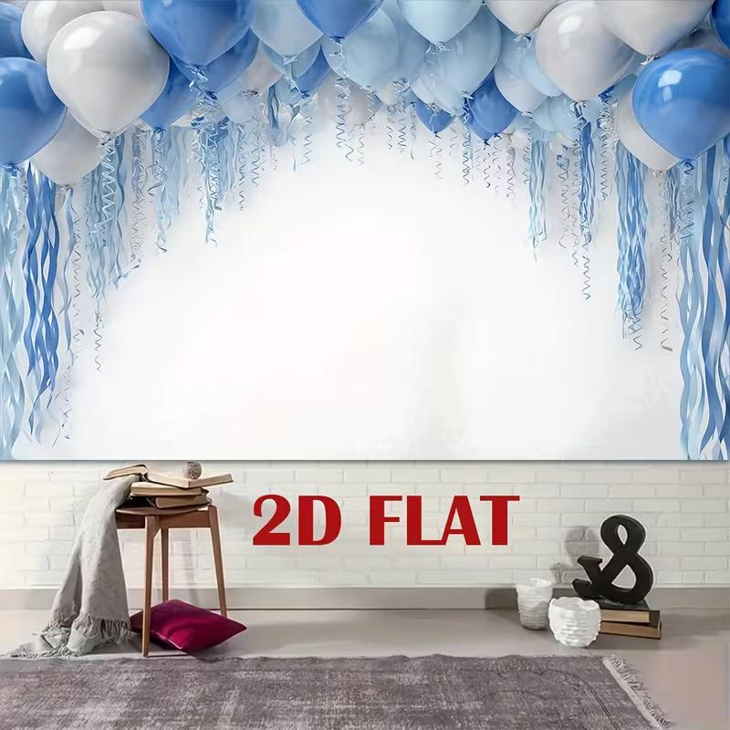 2D Blue Streamer Balloon Backdrop Baby Boy Shower Photography Background 47.2x31.5inch/120*80cm
2D Blue Streamer Balloon Backdrop Baby Boy Shower Photography Background 47.2x31.5inch/120*80cm