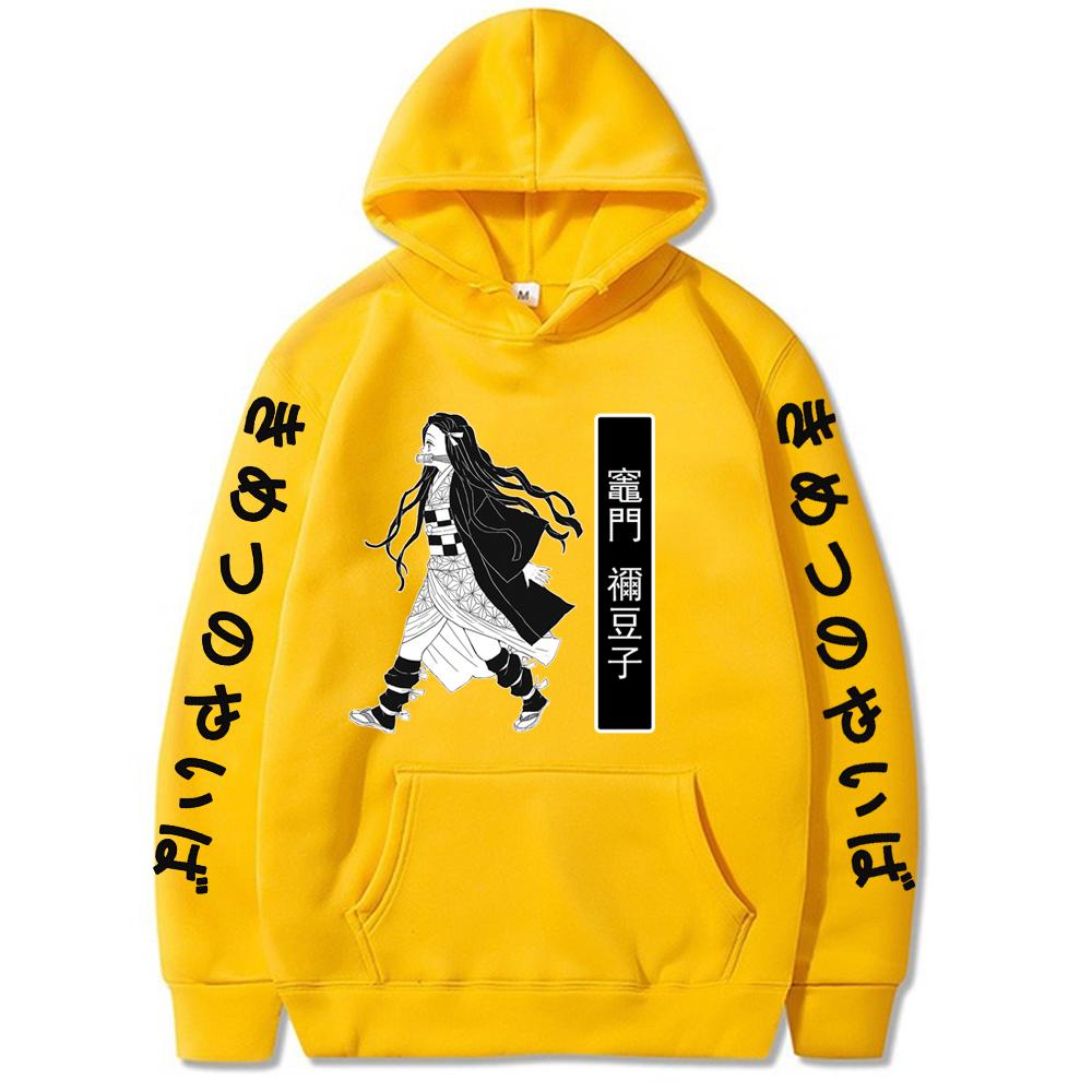 Японське аніме Demon Slayer Kamado Nezuko Hoodies Чоловік Harajuku Unisex Fashion Streets Funny Girl Print Winter Warp Sweatshirts 4XL жовтий
Японське аніме Demon Slayer Kamado Nezuko Hoodies Чоловік Harajuku Unisex Fashion Streets Funny Girl Print Winter Warp Sweatshirts 4XL жовтий