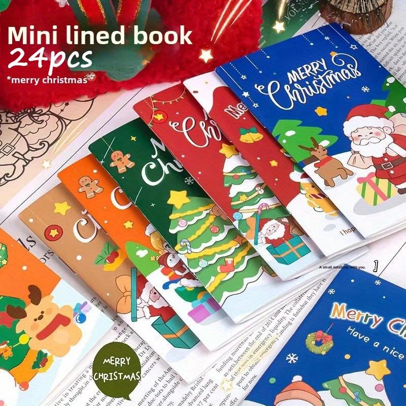 40Pcs Christmas Santa Claus Reindeer Patterns Mini Notebook, Portable Student Journal Stationery School Supplies, Travel Pocket Notebook, A7 16 Sheets Random style
40Pcs Christmas Santa Claus Reindeer Patterns Mini Notebook, Portable Student Journal Stationery School Supplies, Travel Pocket Notebook, A7 16 Sheets Random style