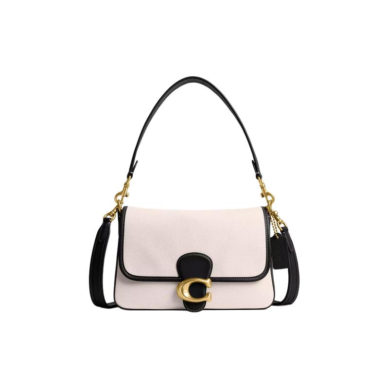 COACH Tabby 26 gold hardware snap closure canvas and glove-tanned leather hand-held crossbody shoulder bag large women s brass and black чорний
COACH Tabby 26 gold hardware snap closure canvas and glove-tanned leather hand-held crossbody shoulder bag large women s brass and black чорний