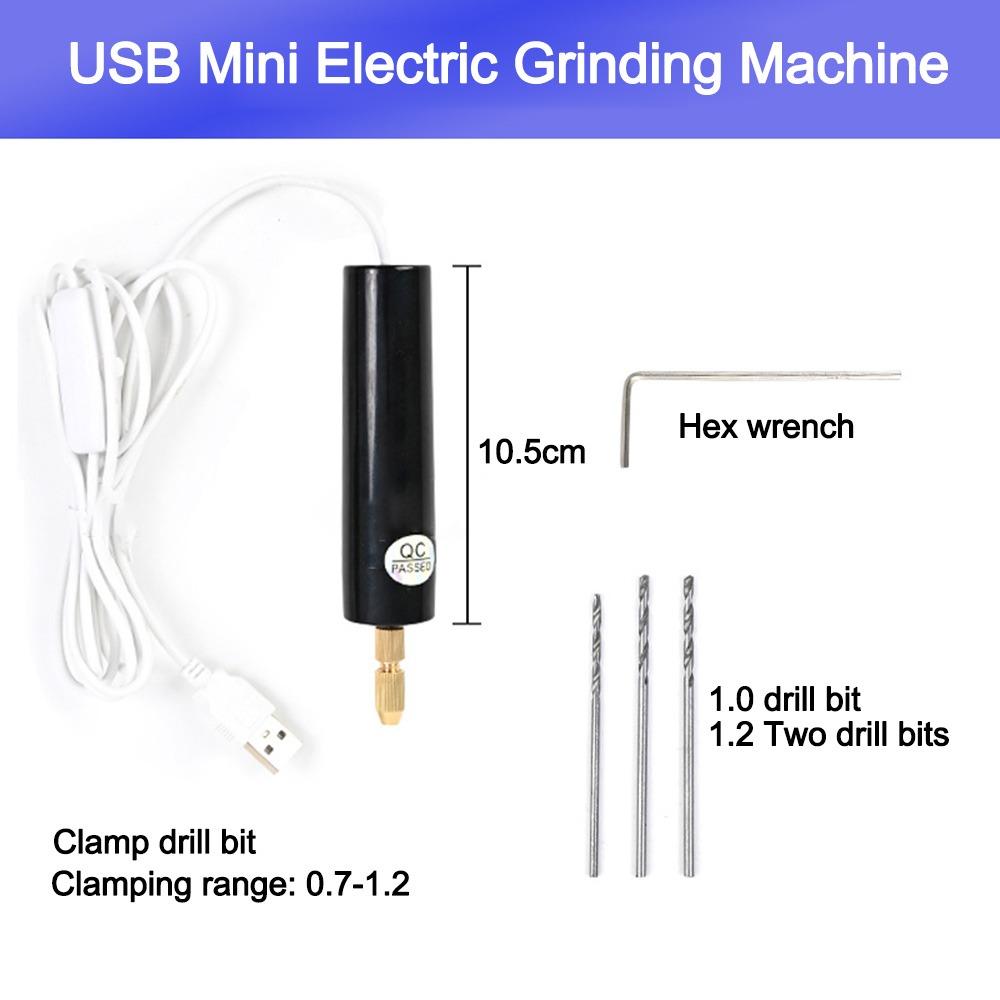 Handheld Mini Electric Drill DIY Electric Jewelry Engraving Pen Wood Craft Engraving Black-5Pcs/Set
Handheld Mini Electric Drill DIY Electric Jewelry Engraving Pen Wood Craft Engraving Black-5Pcs/Set