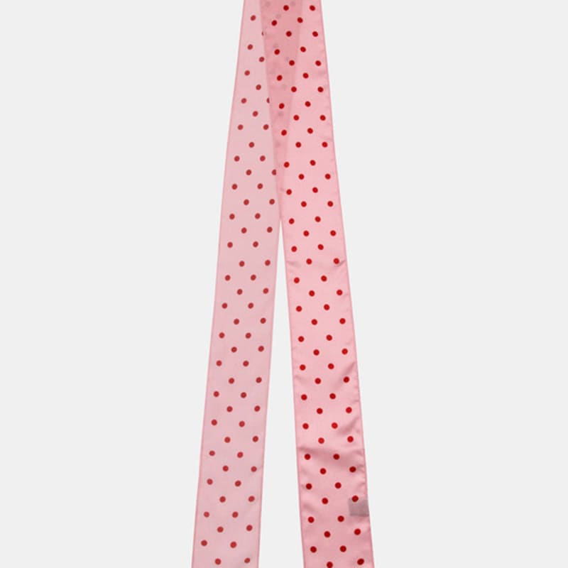 RECLOW DOT SILK LONG SCARF PINK FREE
RECLOW DOT SILK LONG SCARF PINK FREE