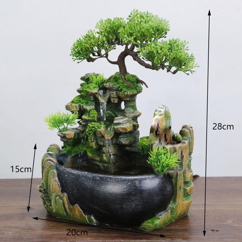 New EU Plug,Indoor Simulation Resin Rockery Waterscape Feng Shui Water Fountain Home Desktop Decoration Crafts CHINA
New EU Plug,Indoor Simulation Resin Rockery Waterscape Feng Shui Water Fountain Home Desktop Decoration Crafts CHINA