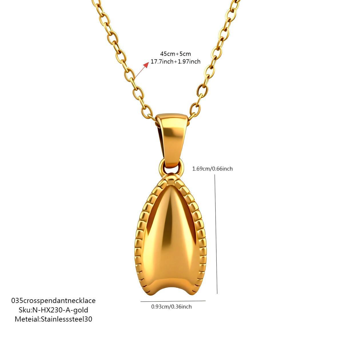 Elegant Water Drop Pendant Necklace: Modern Simplicity with Ancient Craft Clavicle Design золотой
Elegant Water Drop Pendant Necklace: Modern Simplicity with Ancient Craft Clavicle Design золотой