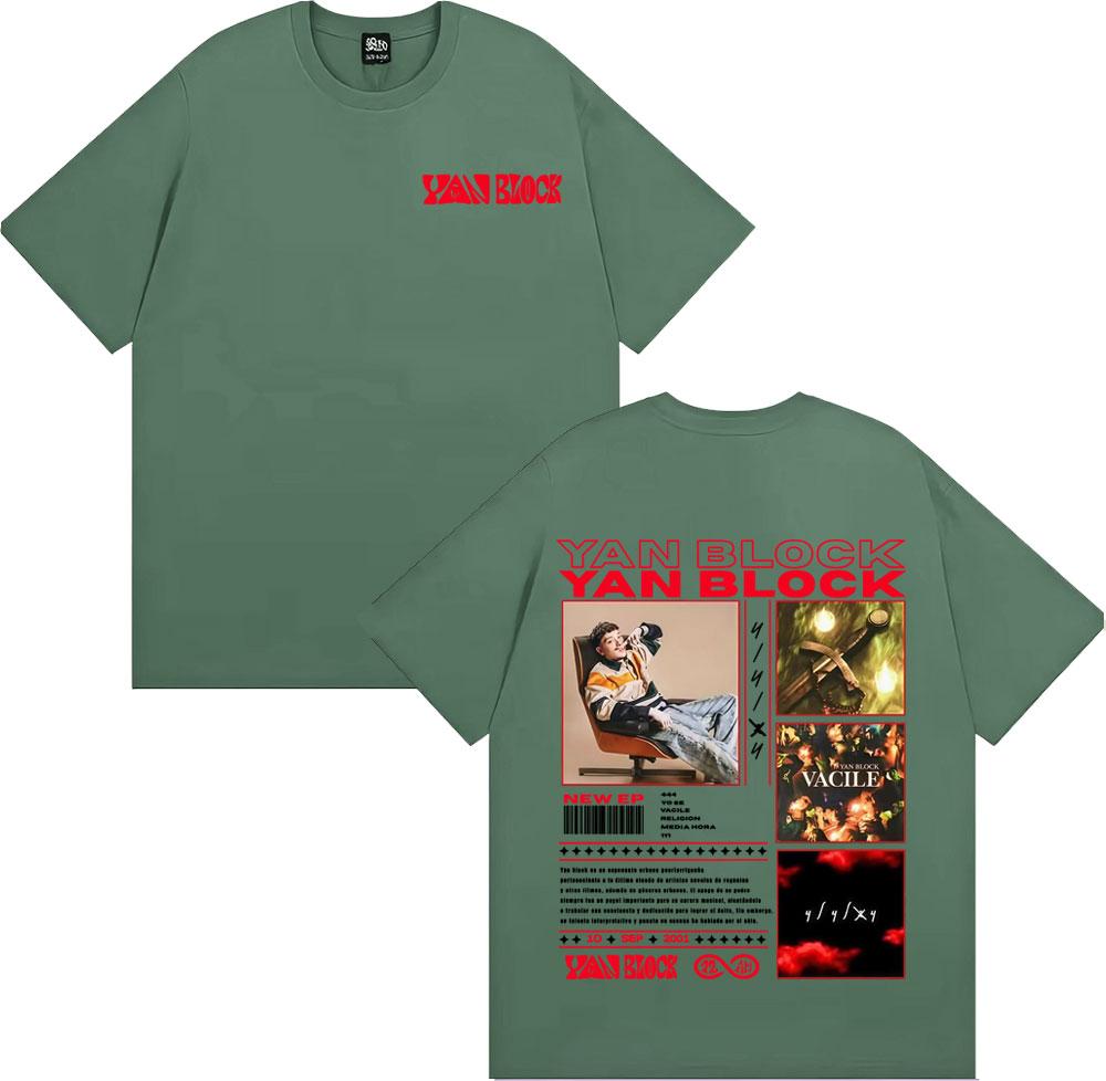 Rapper Yan Block Vacile Album 2025 Graphic Tshirts Men Clothing Fashion Hip Hop Tshirt Male Casual Cotton Short Sleeve T Shirt 4XL
Rapper Yan Block Vacile Album 2025 Graphic Tshirts Men Clothing Fashion Hip Hop Tshirt Male Casual Cotton Short Sleeve T Shirt 4XL