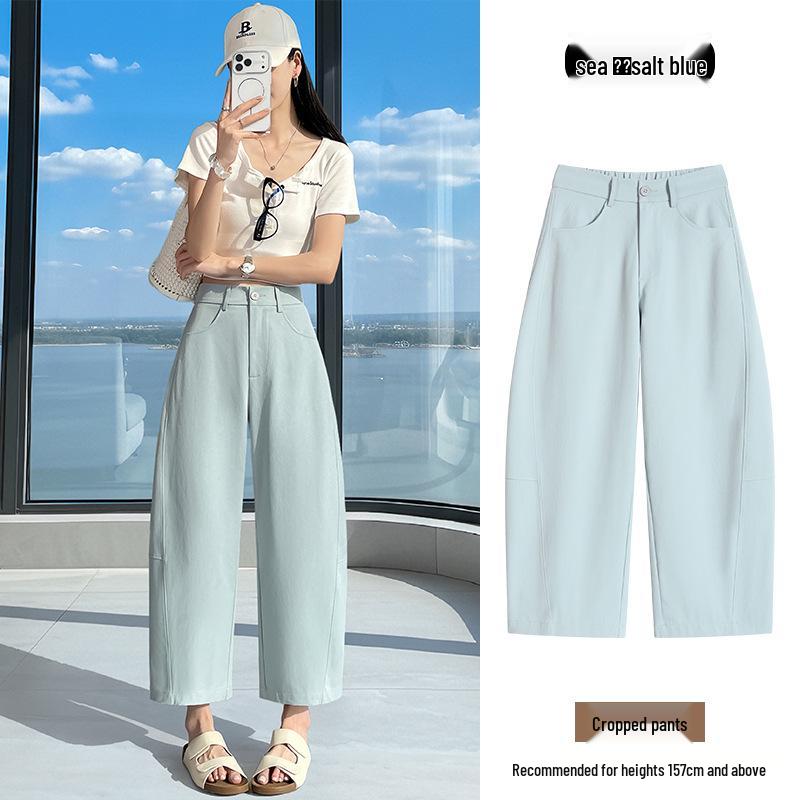 Women s Summer High-Waist Curved Leg Pants 2026 - Slimming Loose Wide-Leg Grandma Style, Nine-Point Length, Straight Leg, Free Shipping 4XL
Women s Summer High-Waist Curved Leg Pants 2026 - Slimming Loose Wide-Leg Grandma Style, Nine-Point Length, Straight Leg, Free Shipping 4XL