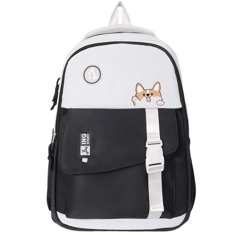 School bag new women s school bag junior high school college student burden reduction school bag ins simple high value backpack чорний
School bag new women s school bag junior high school college student burden reduction school bag ins simple high value backpack чорний