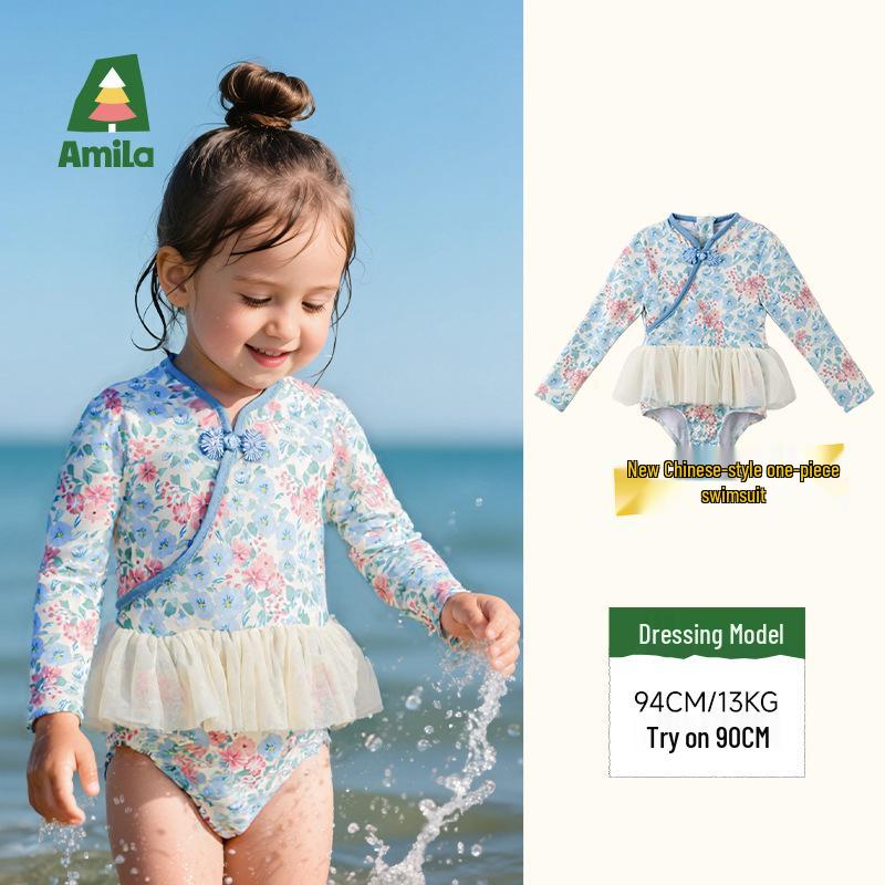 Amila Kids 2025 Summer Sweet Soft One-Piece Swimsuit for Girls 90cm светло-синий
Amila Kids 2025 Summer Sweet Soft One-Piece Swimsuit for Girls 90cm светло-синий