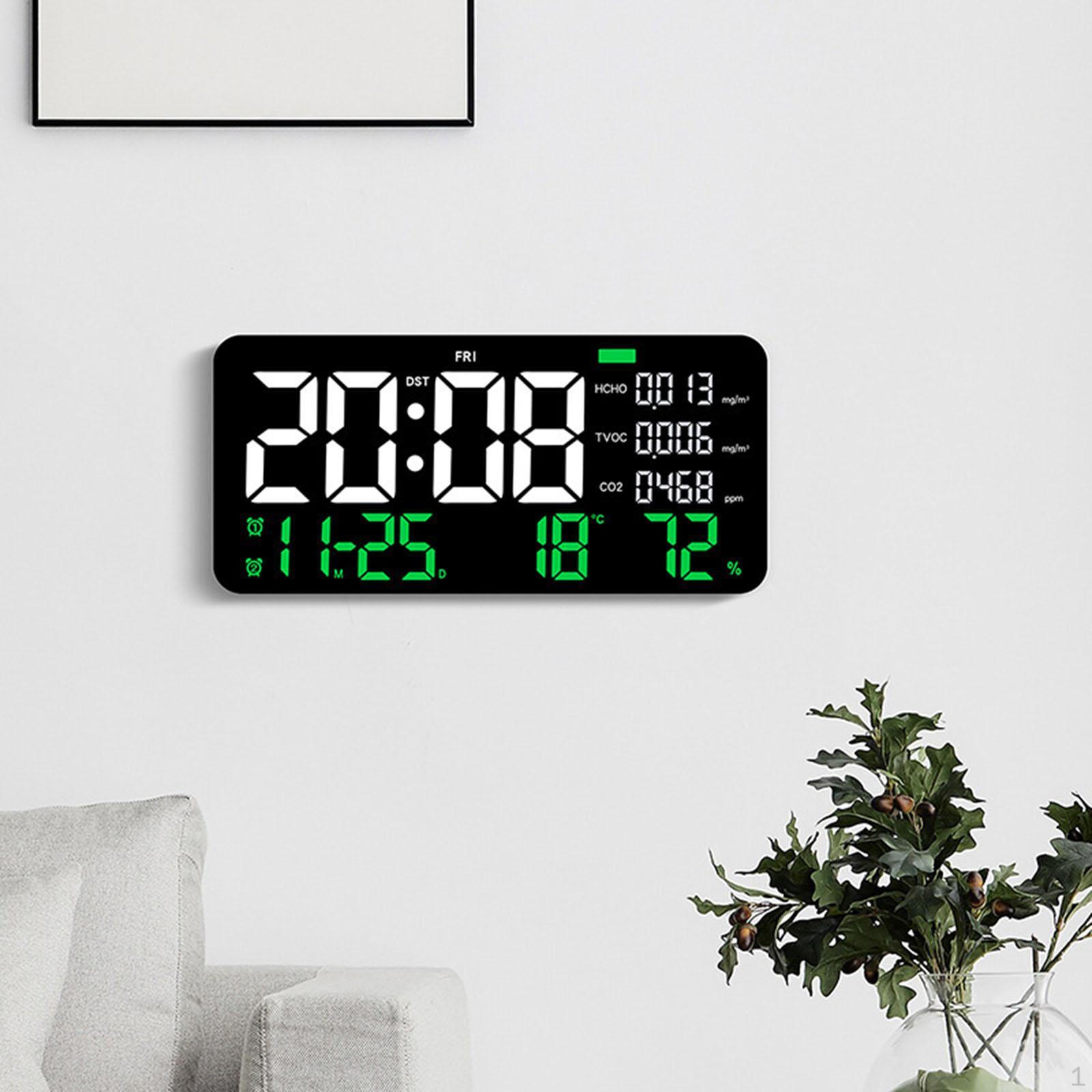 Digital Wall Clock Week Display LED Alarm for Living Room Kitchen Home Green Light
Digital Wall Clock Week Display LED Alarm for Living Room Kitchen Home Green Light